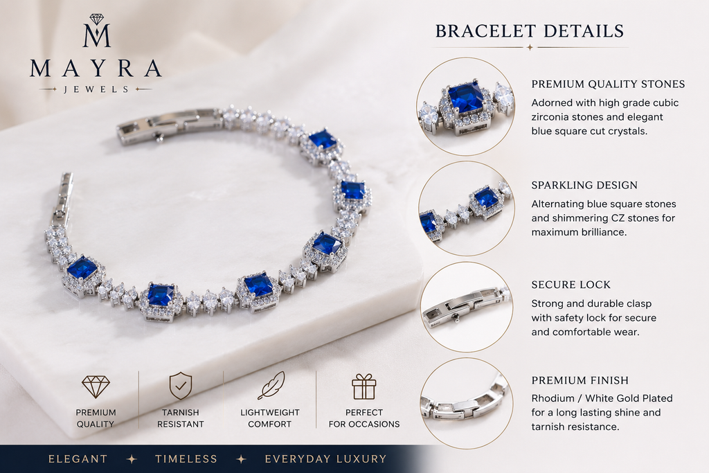 Blue Stone Premium Bracelet | GWB-15