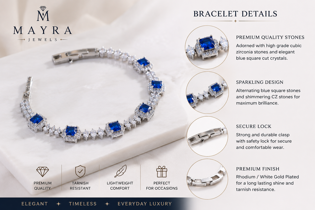 Blue Stone Premium Bracelet | GWB-15