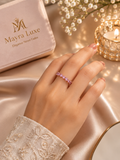 Pink Stone Elegant Ring for Women | Mayra Luxe