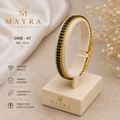 Black & Rose Gold Ceramic Bracelet | GWB-47
