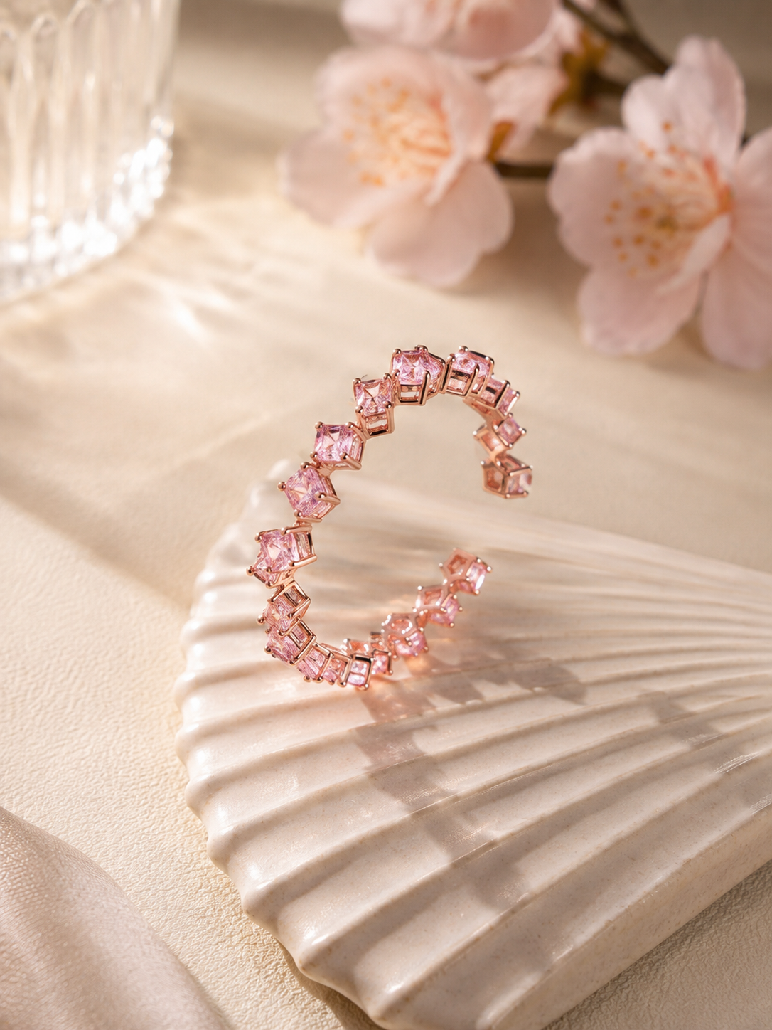 Pink Stone Elegant Ring for Women | Mayra Luxe